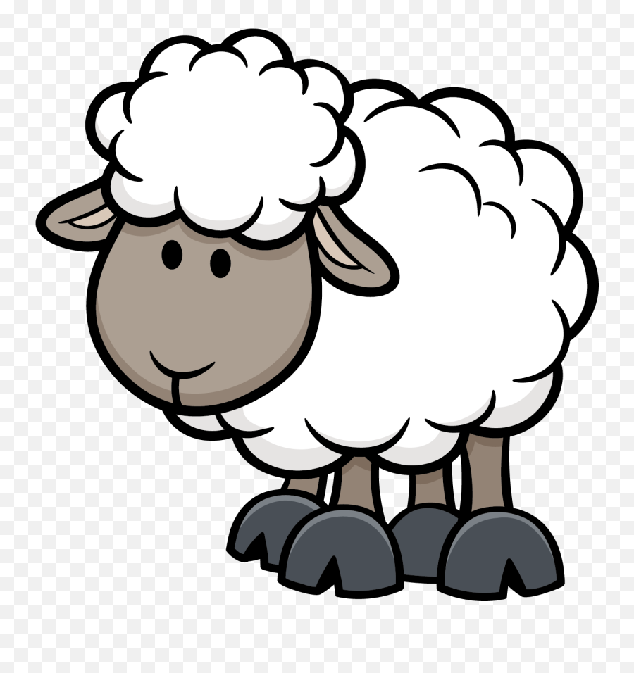 Download Sheep Animals Cartoon Illustration Download Hq Png - Sheep Cartoon Png Emoji,Sheep Emoticon