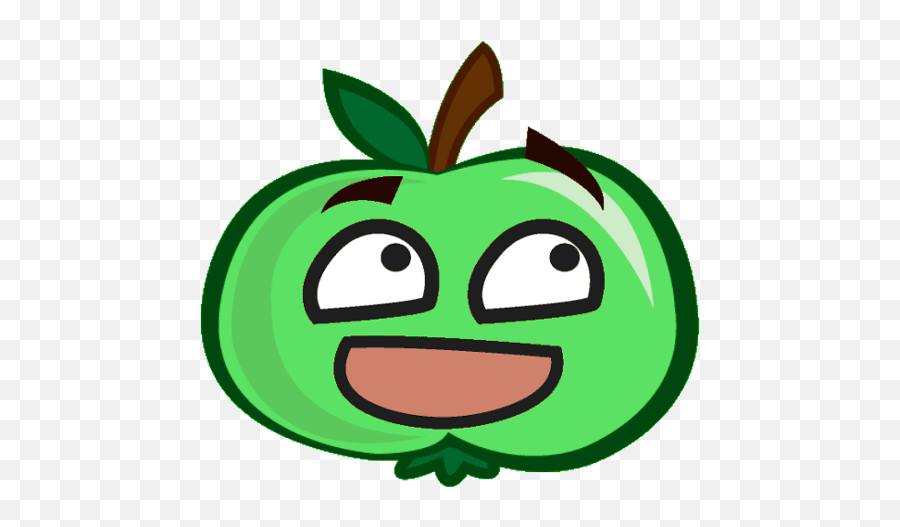 Apple Animated - Gif Of Cute Green Apple Emoji,Apple Animated Emojis