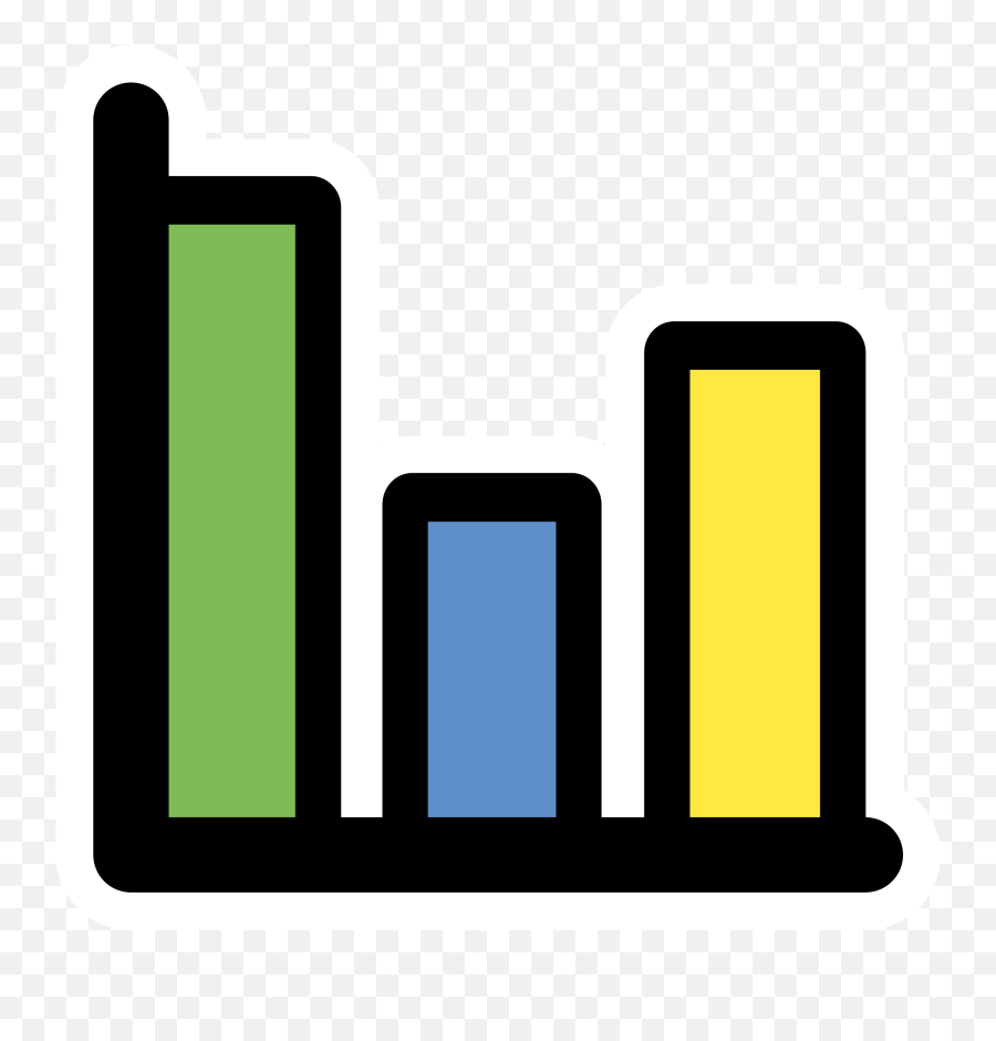 Statistics Clipart Png - Bar Chart Emoji,Statistics Emoji