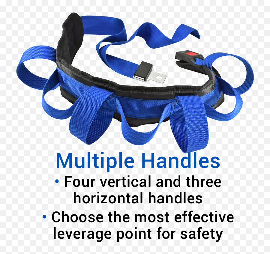 Download Secure Padded Gait Belt With 7 Hand Grips - Gait Gait Belt Emoji,Braces Emoji Iphone