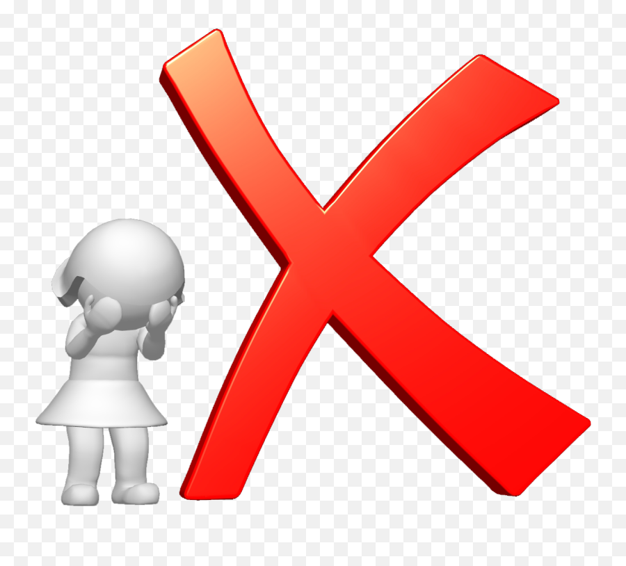 Red Cross Clipart Wrong Answer - Background Transparent Wrong Cross Png Emoji,Red Cross Emoji