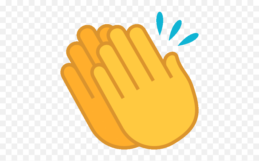 Clapping Hands People Gif - Clapping Emoji Transparent,Hands Clapping Emoji