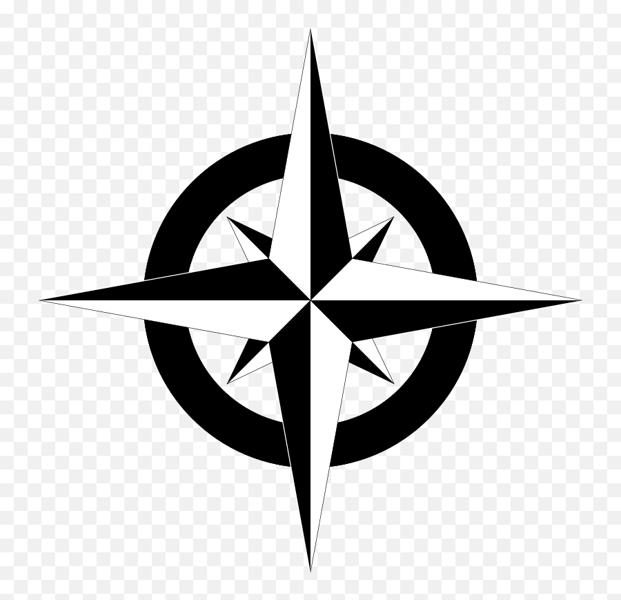 Compass Star - Blank Compass Emoji,Compass Emoji