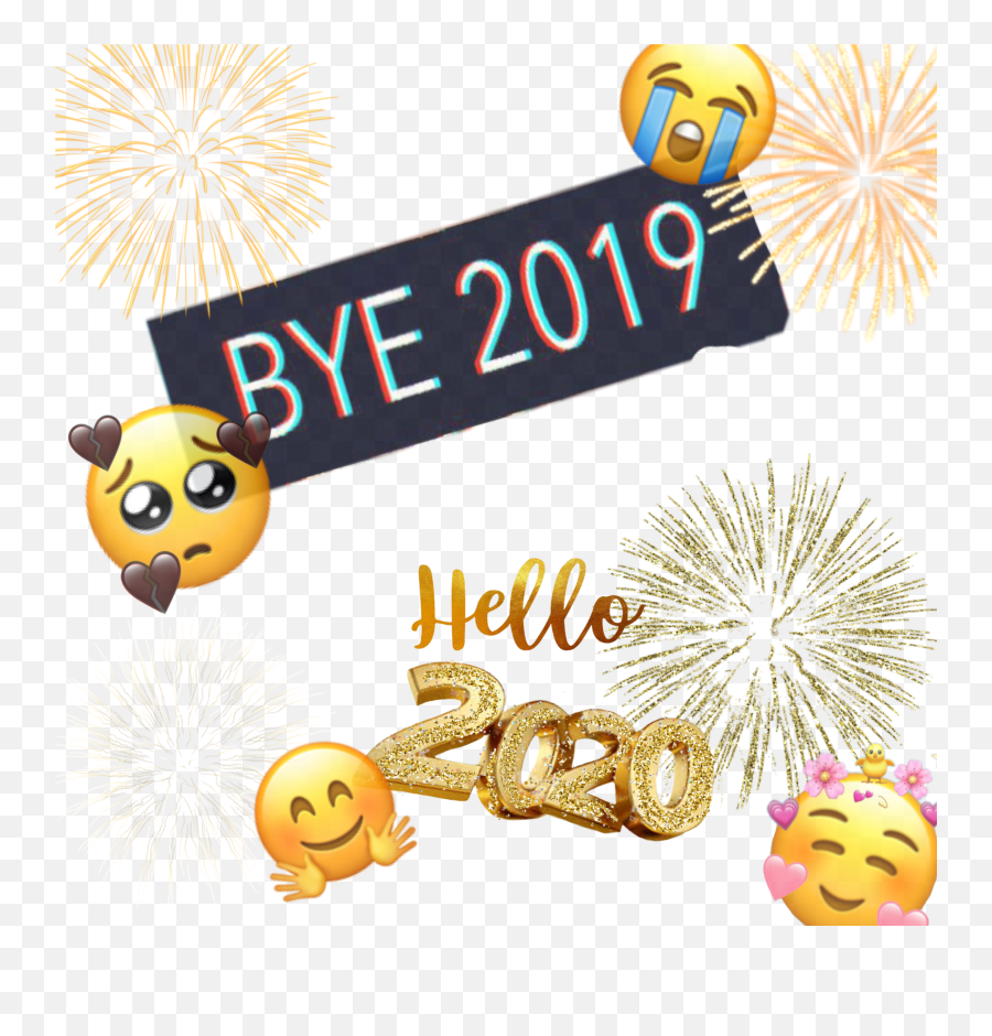 Bye2019 Hello2020 Sticker By Caro Is The Rat Queen Emoji,Rat Emoticon