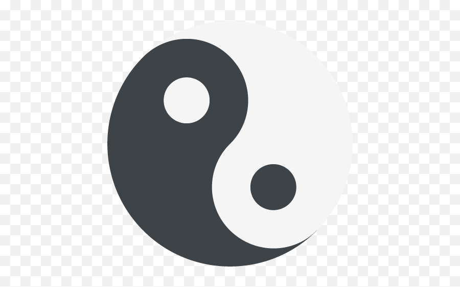 Yin Yang Emoji For Facebook Email Sms - Yin Yang Emoji Whatsapp,Yin Yang Emoji