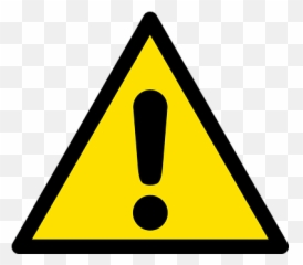 Free Exclamation Mark - Iso 7010 W001 Emoji