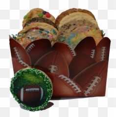 Football Cookie Basket - Cake Emoji,Basket Emoji