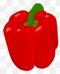 Red Bell Pepper - Clip Art Emoji