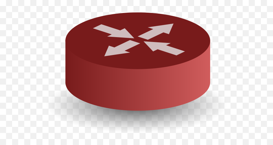 Patricks Red Router - Router Clip Art Emoji,Umbrella Emoji