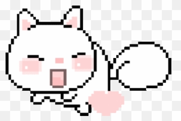 Anime Otaku Gif - Kawaii Cat Gif Transparent Emoji,Bottoming Emoji