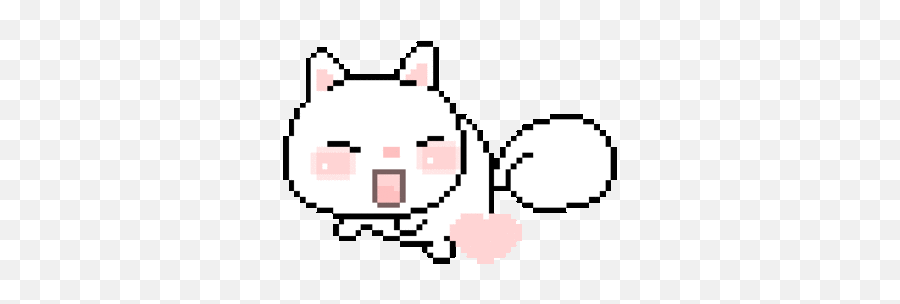Anime Otaku Gif - Kawaii Cat Gif Transparent Emoji,Bottoming Emoji