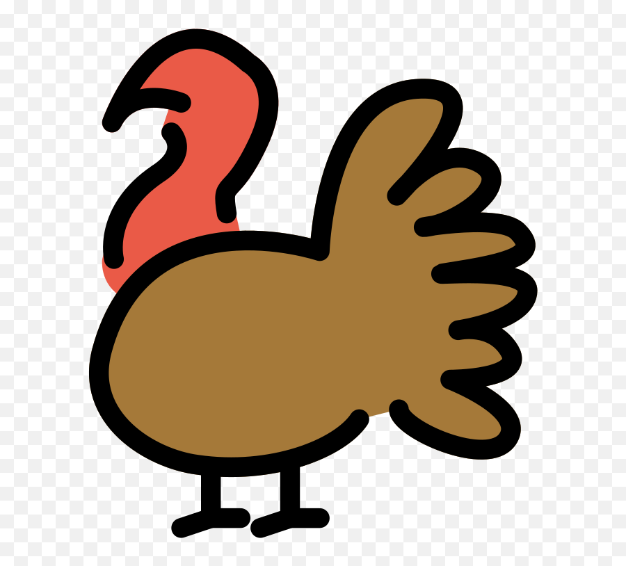 Openmoji - Small Turkey Icon Emoji,Turkey Emoji