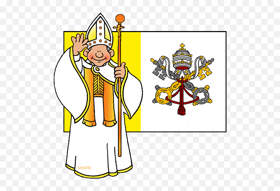 Vatican Flag Clipart - Pope Clipart Emoji,Vatican Flag Emoji