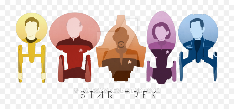 Star Trek Voyager Vector Png Files - Star Trek Captains Art Emoji,Klingon Emoji