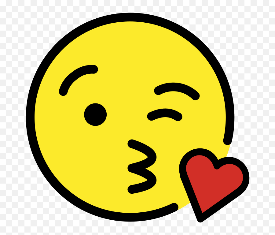 Openmoji - Clip Art Emoji,Yellow Heart Emoji