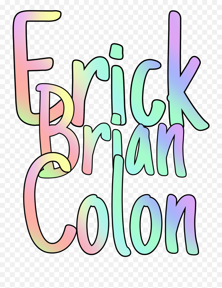 Freetoedit Erick Erickbriancolon Cnco - Calligraphy Emoji,Colon Emoji