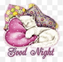 Top Hush Hush Dream Cast Stickers For Android Ios - Cartoon Cat Good Night Emoji,Hush Emoji