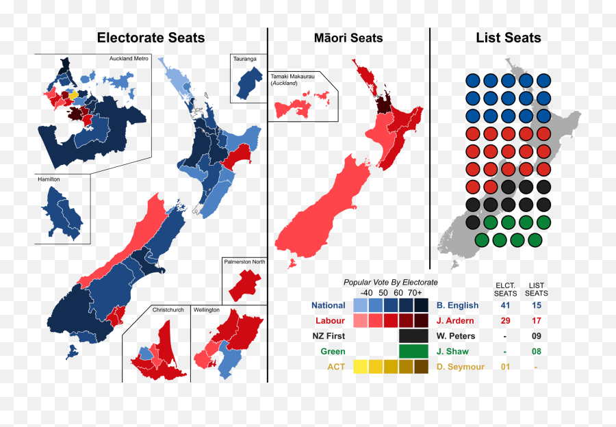 2017 New Zealand General Election - Map Of New Zealand Electorates 2017 Emoji,Emoji Party Favors