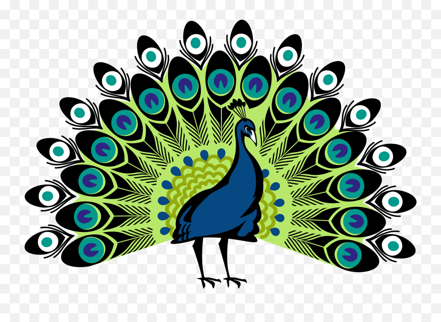 Free Simple Colorful Peacock Drawing Download Free Clip Art - Transparent Background Peacock Clipart Emoji,Peacock Emoji