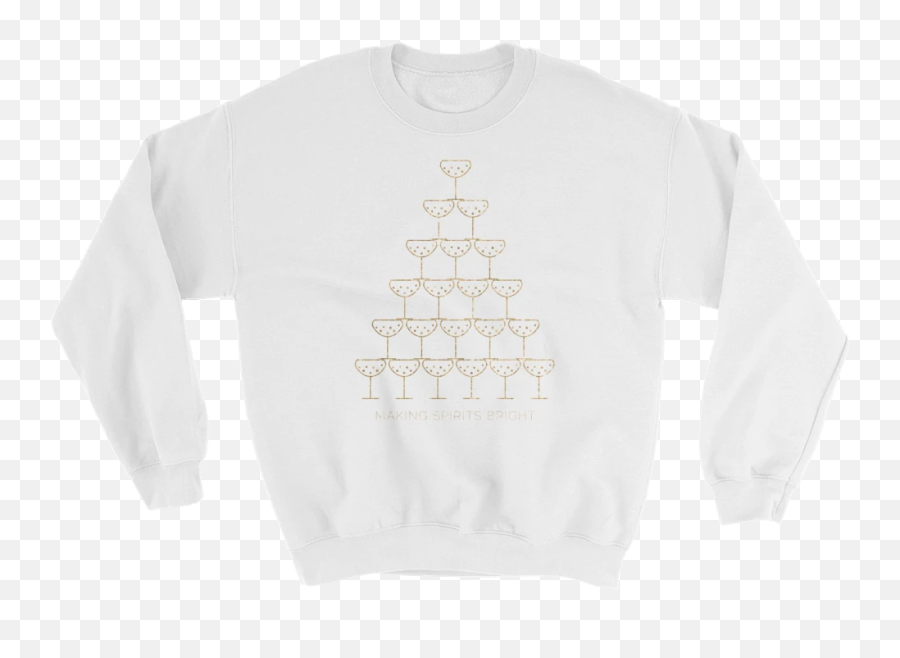 Making Spirits Bright Sweatshirt - Cardigan Emoji,Black Emoji Sweater