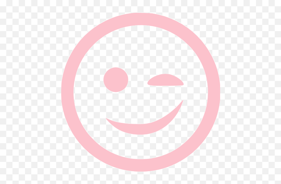 Pink Wink Icon - Free Pink Emoticon Icons Bedknobs And Broomsticks Emoji,Wink Emoticon