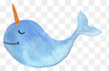 Freetoedit Picsart Narwhal Narwhaledits Narwhals - Whale Emoji,Narwhal Emoji