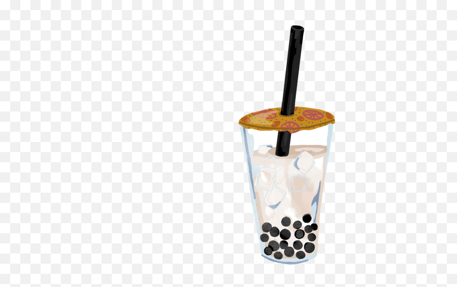 Single Boba Sticker - Caffeinated Drink Emoji,Boba Emoji