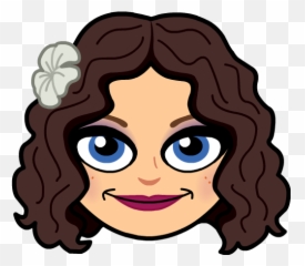 Bitmoji - With Curly Hair Emoji