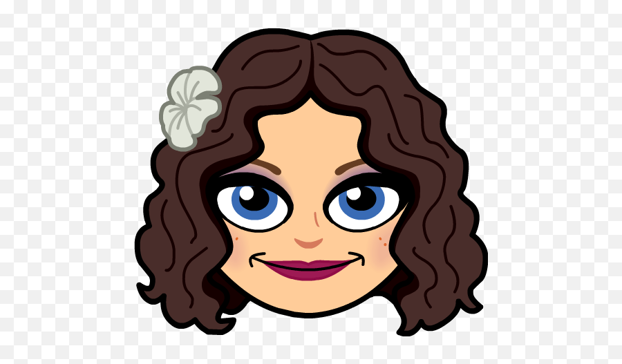 Bitmoji - Bitmoji With Curly Hair Emoji,Curly Hair Emoji