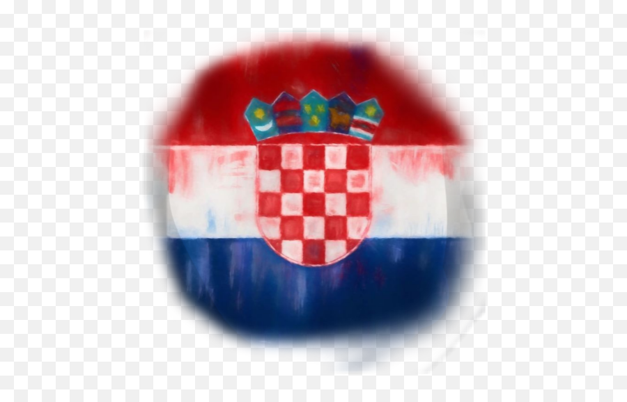 The Newest Croatia Stickers - Croatia Round Flag Emoji,Croatian Flag Emoji