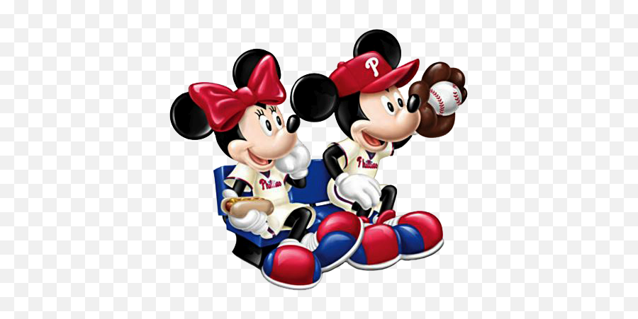 Mickey U0026 Minnie Philadelphia Phillies Mickey Mickey Mouse - Mickey Mouse Phillies Emoji,Steelers Emoji Iphone