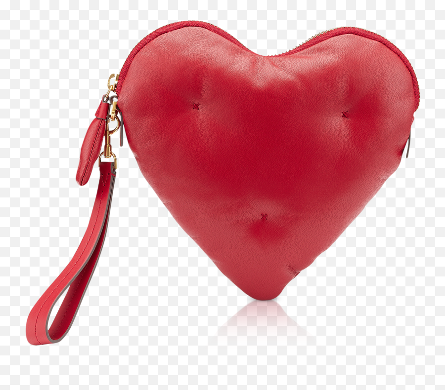Anya Hindmarch Womenu0027s Red Nappa Leather Heart Chubby - Heart Emoji,Chubby Emoji
