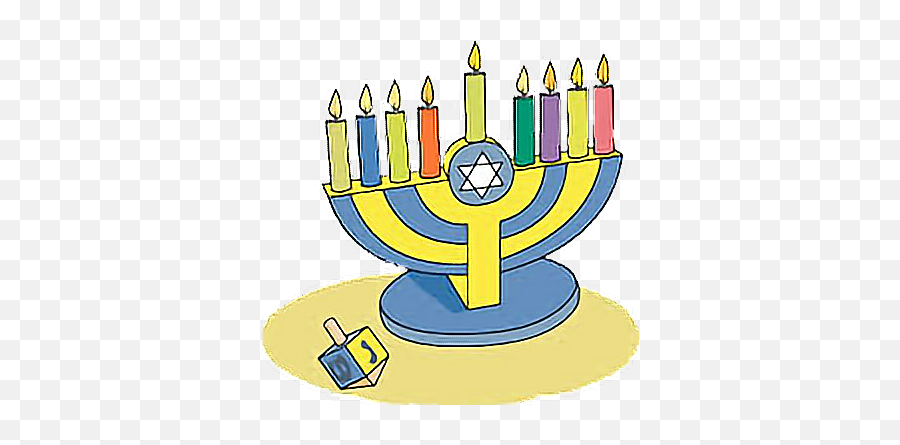 Hanukkah Menorah Freetoedit - Birthday Candle Emoji,Hanukkah Menorah Emoji