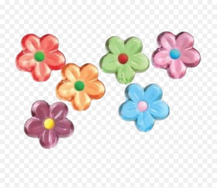 Y2k Retro 2000s Flower Kidcore Sticker - 90s Png Emoji,Flower Emoji Copy And Paste