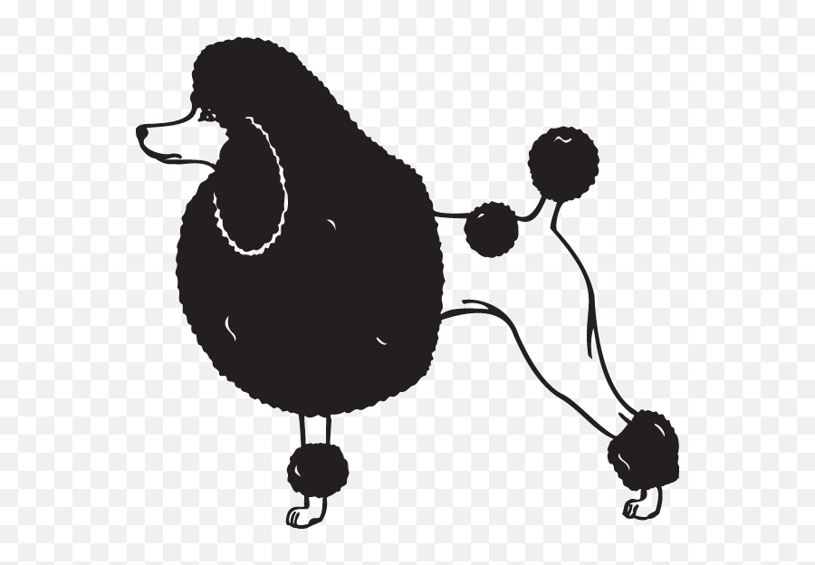 Cartoon Poodle Clipart - Poodle Clip Art Emoji,Poodle Emoji