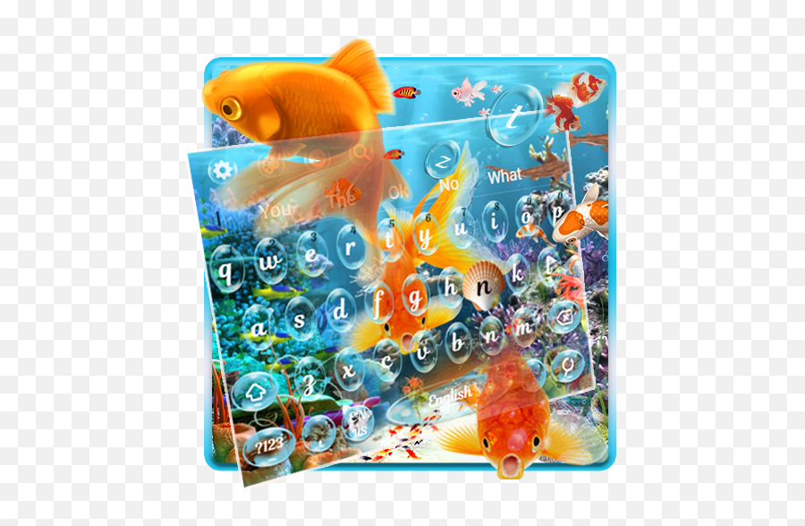 3d Aquarium Koi Fish Keyboard U2013 Applications Sur Google Play - Goldfish Emoji,Fish Emojis