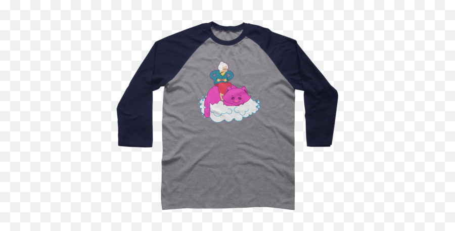 Shop Roplonu0027s Design By Humans Collective Store - Long Sleeve Emoji,Ice Cream Cloud Emoji