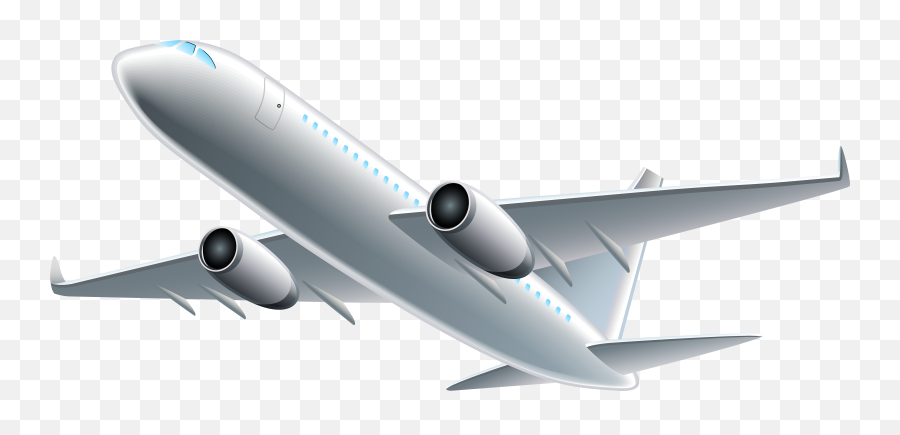 Blue Transparent Background Airplane Clipart - Transparent Background Airplane Cartoon Emoji,Airplane Emoji Png