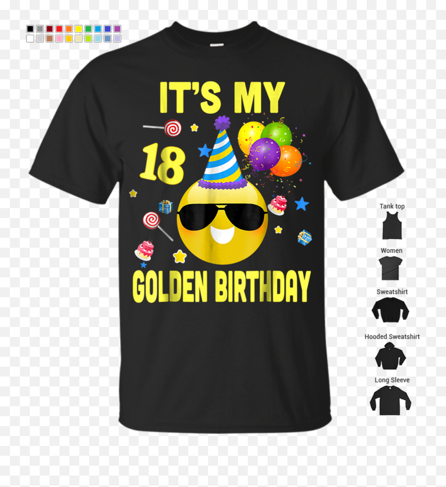 Emoji Its My Golden Birthday 18 Years - Moscow Death Brigade Shirt,Hoodie Emoji