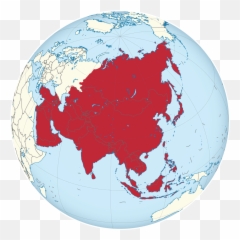 Asia - Asia On Globe Emoji,Fan Emoji