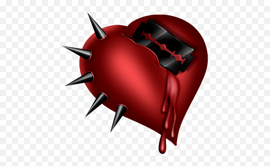 Pin - Gothic Heart Png Emoji,Grenade Emoji