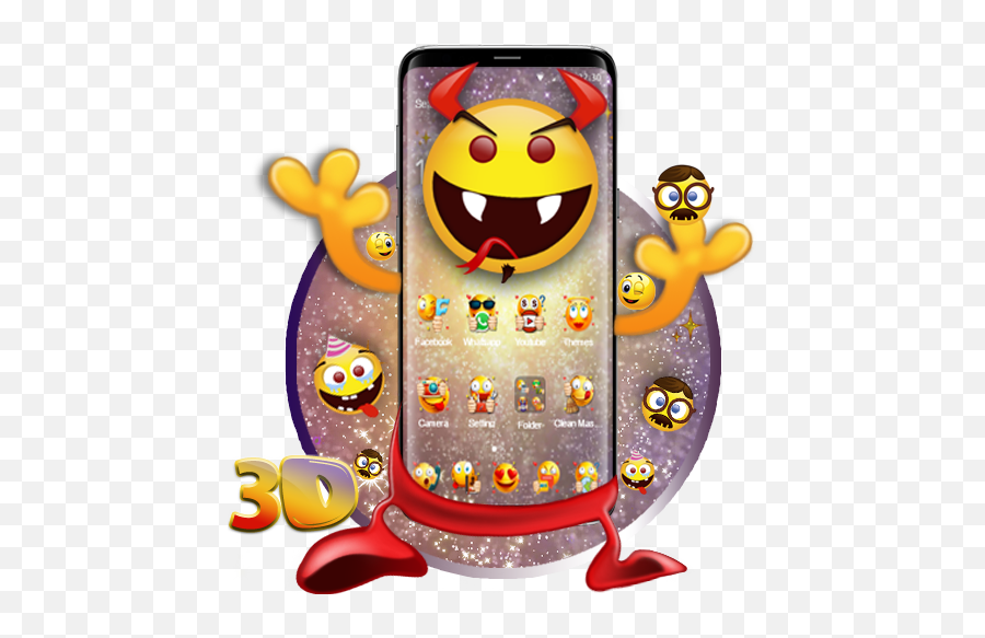3d Emoji Lovely Theme - Cartoon,Scarecrow Emoji