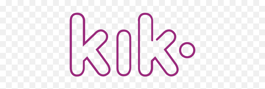 Purple Kik Line Icon - Pink Kik Emoji,Kik Emoji Meanings