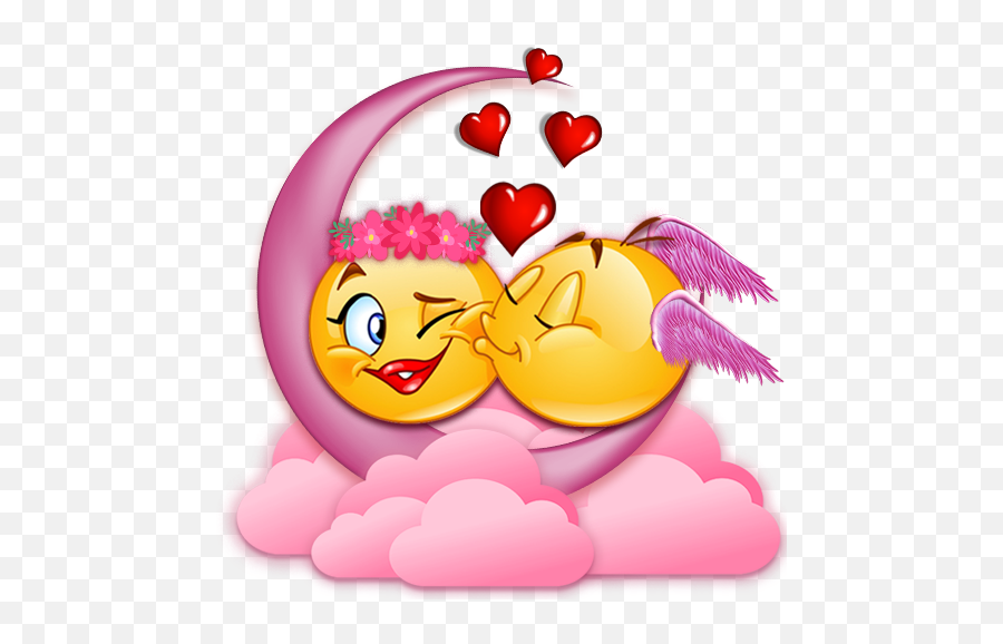 Valentine Emoji Love - Kiss Smiley,Valentine Emoji