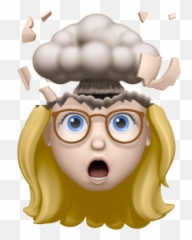 I Did And Wish I Could But She Looks - Cartoon Emoji,Brain Emoji Iphone