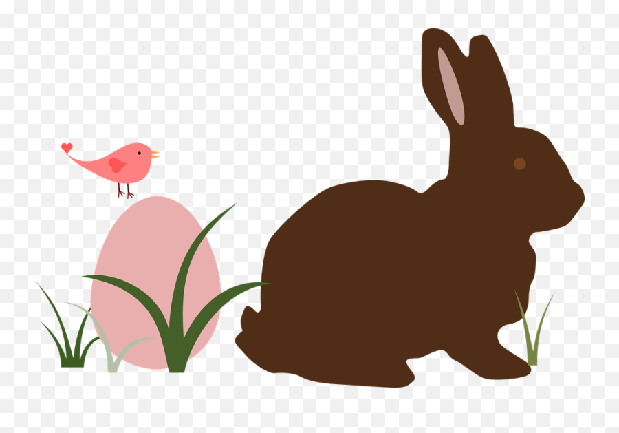 Grass Bird Easter - Alice In Wonderland Rabbit Silhouette Black Emoji,Emoji Rabbit And Egg
