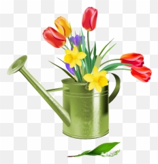 Flowers Watering Can - Free Clip Art Spring Flowers Emoji,Watering Can Emoji