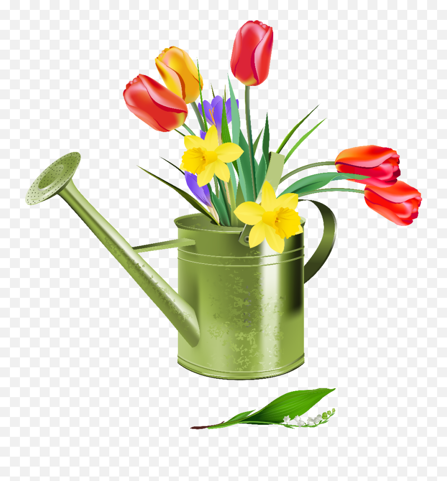 Flowers Watering Can - Free Clip Art Spring Flowers Emoji,Watering Can Emoji