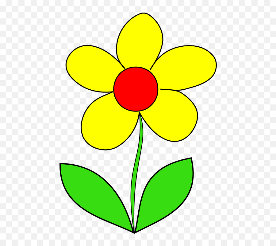 Free Yellow Flower Flower Vectors - Clip Art Yellow Flower Emoji,Cross Eyed Emoji