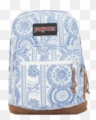 Backpack Back Pack Design School - Jansport Backpack White And Gold Emoji,Blue Emoji Backpack